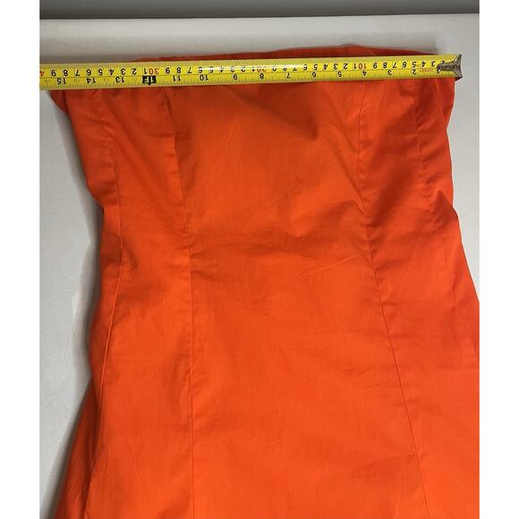 ASTR Women's Sleeveless Bubble Hem Dress Tangerine Size Large NWTS - Picture 5 of 8